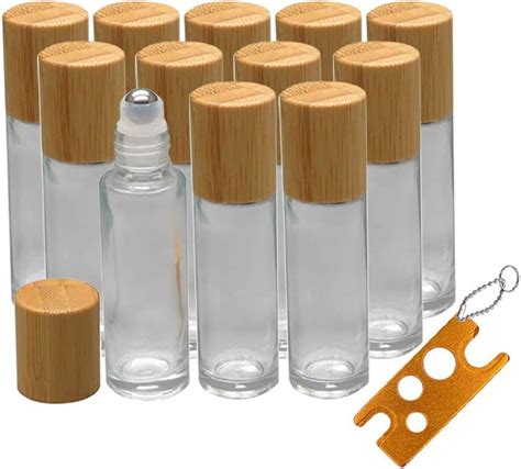 glass roll on perfume bottles